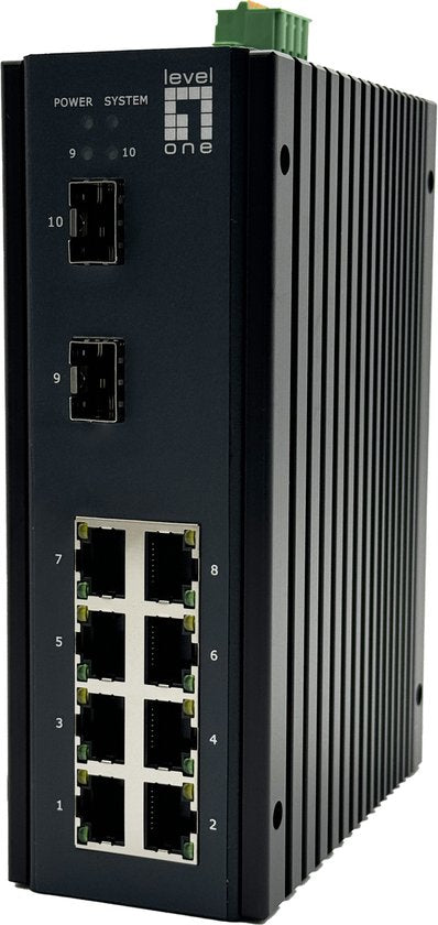 IGU-1071 - LevelOne 10x GE 8x 1GbE 2x 2.5GbE SFP sw Switch
