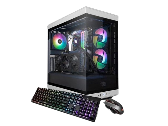 Y40WI9N5801 - iBUYPOWER Y40 Pro Intel Core i9 14900F Nvidia White Gaming PC Desktop