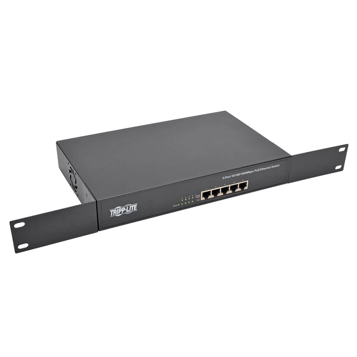 Tripp Lite NG5POE network switch Unmanaged Gigabit Ethernet (10/100/1000) Power over Ethernet (PoE) 1U Black