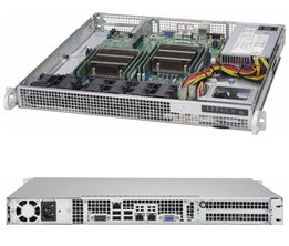 Supermicro SuperServer SYS-6018R-MD Intel® C612 LGA 2011 (Socket R) Rack (1U) Silver