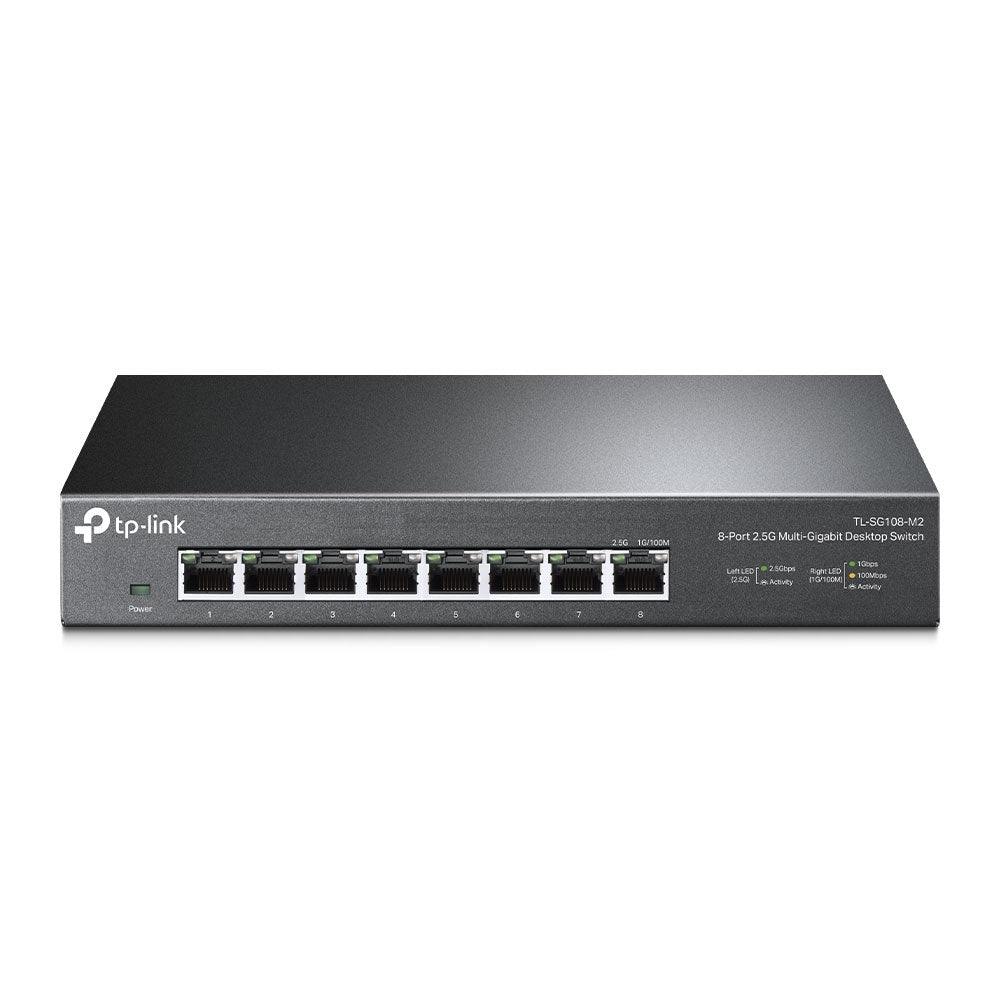 TP-Link TL-SG108-M2 network switch Unmanaged 2.5G Ethernet (100/1000/2500) Black
