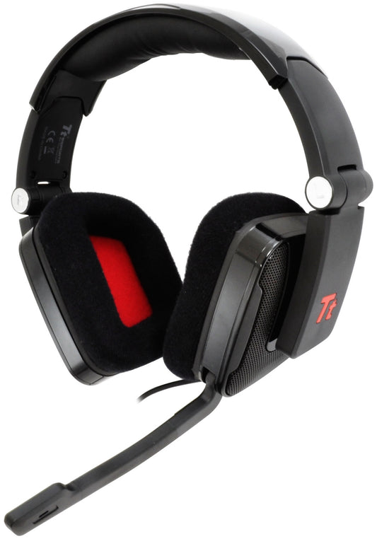 HT-SHK002ECBL - Thermaltake TT ESPORTS SHOCK FOLDABLE PROFESSIONAL GAMING HEADSET 40MM BUILT-IN
