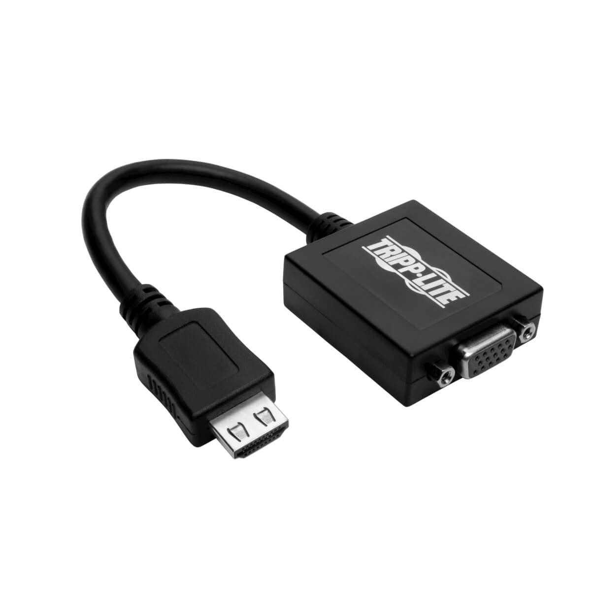 P131-06N - Tripp Lite 6IN HDMI TO VGA ADAPTER CONVERTER WITH AUDIO VIDEO FOR ULTRABOOK / LAPTOP / DESK