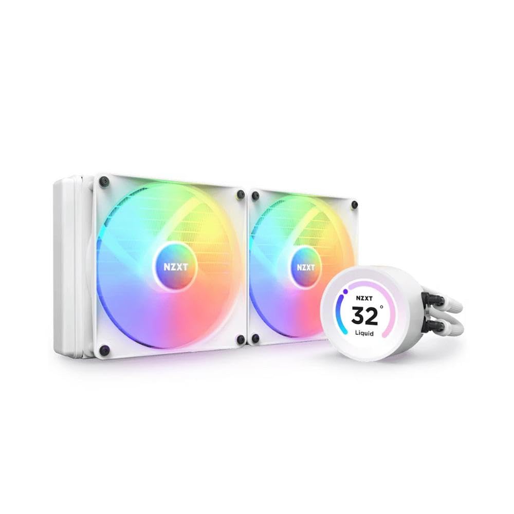 RL-KR28E-W1 - NZXT Kraken Elite 280 RGB White AIO Liquid CPU Cooler