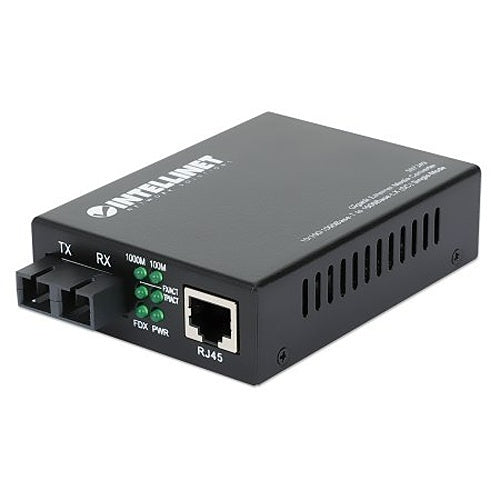 507349 - Intellinet SC Single-Mode 1310nm 20km Gigabit Media Converter