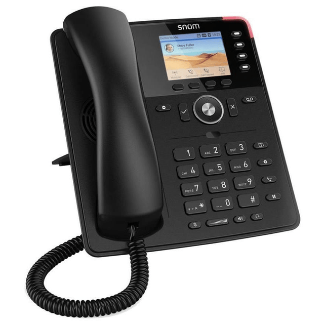 4582 - Snom D713 IP Phone Black Wired IP Phone