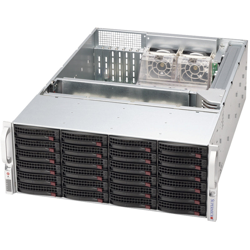 Supermicro SuperChassis 846BE2C-R1K28B Rack Black, Stainless steel 1280 W