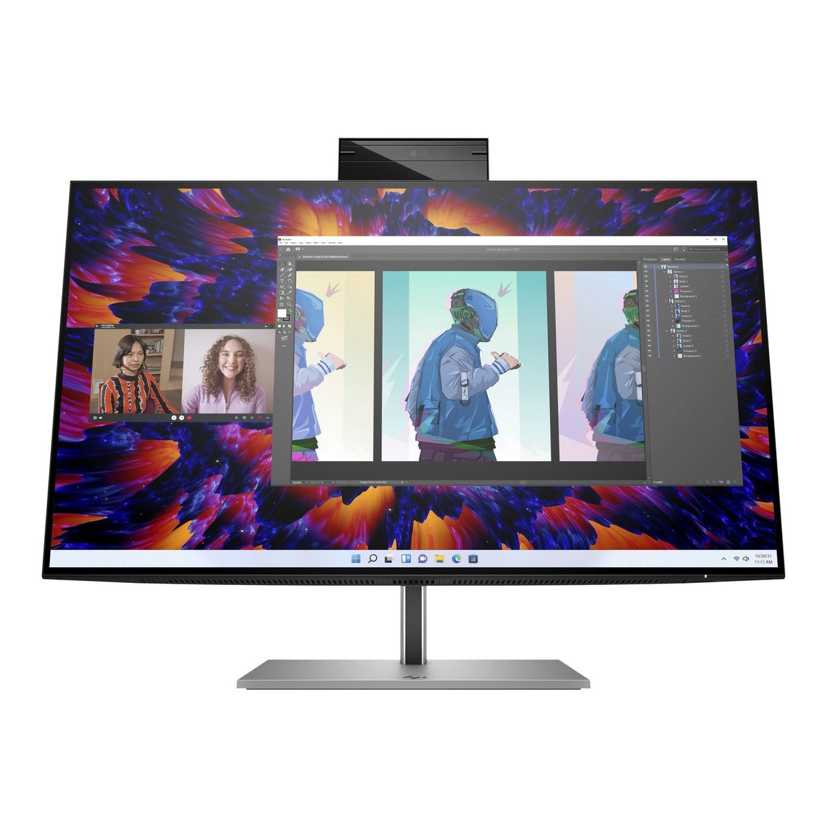 4Q8N9E9 - HP 23.8-Inch QHD 2560 x 1440 90Hz IPS USB-C Conferencing Monitor