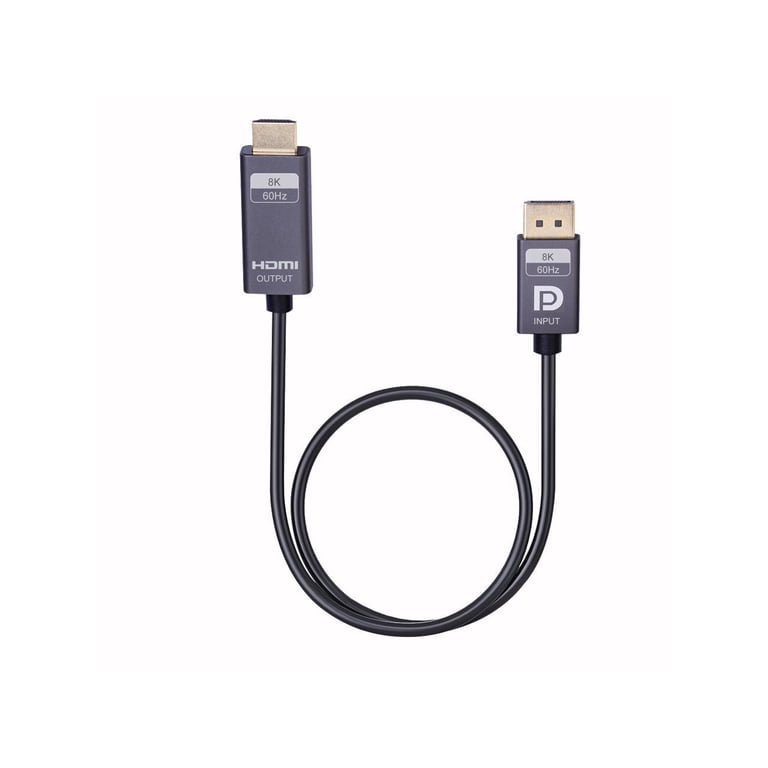 20DP14-HDMI21-10MM - Nippon Labs DisplayPort 1.4 to HDMI 2.1 Gold Plated Cable