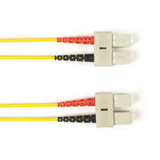 OS2 9/125 SINGLEMODE FIBER OPTIC PATCH CABLE - OFNP PLENUM, SC TO SC, YELLOW, 3-