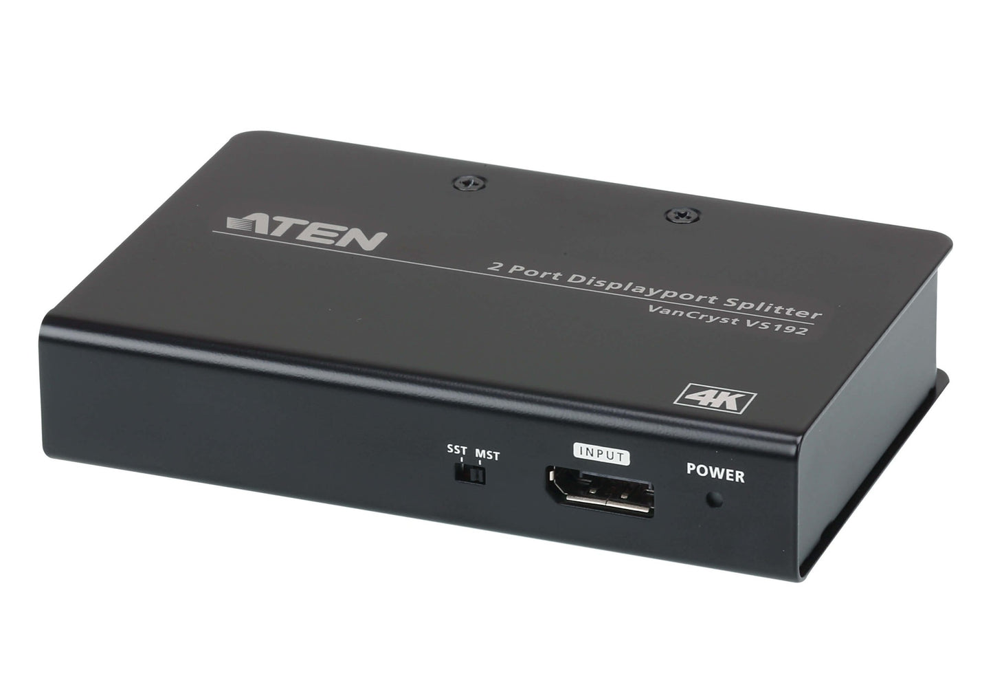 VS192 - ATEN 2-PORT 4K DISPLAYPORT SPLITTER WITH MST/SST