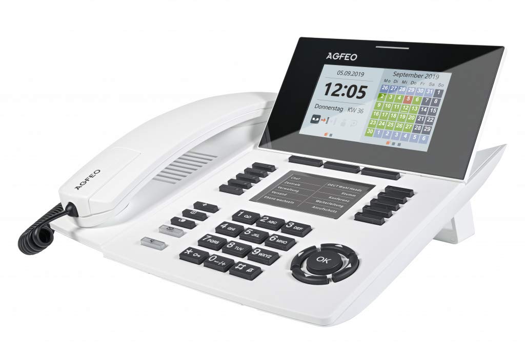 6101635 - Agfeo ST 56 IP SENSORfon White IP Phone