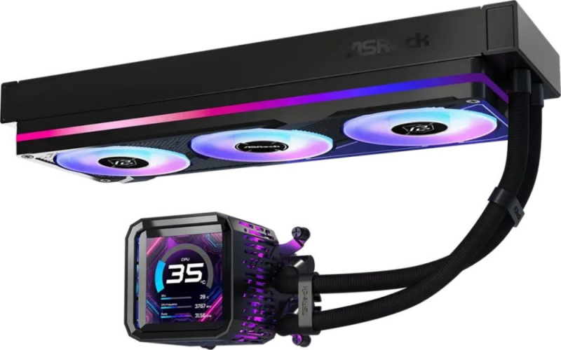 90-APGA36-BAAGA5 - ASRock Phantom Gaming 360 LCD ARGB Liquid CPU Cooler
