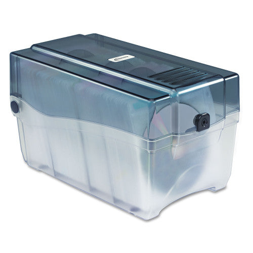 '087547395028 - Innovera Cd/dvd Storage Case Holds 150 Discs /smoke