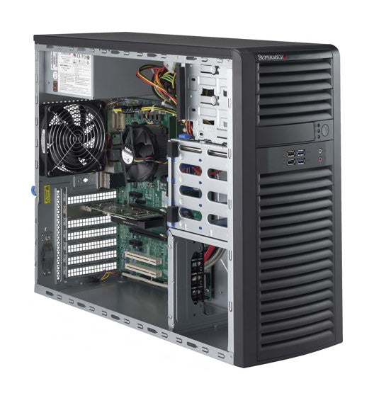 Supermicro SuperWorkstation 5039A-iL Midi-Tower Black Intel® C236 LGA 1151 (Socket H4)