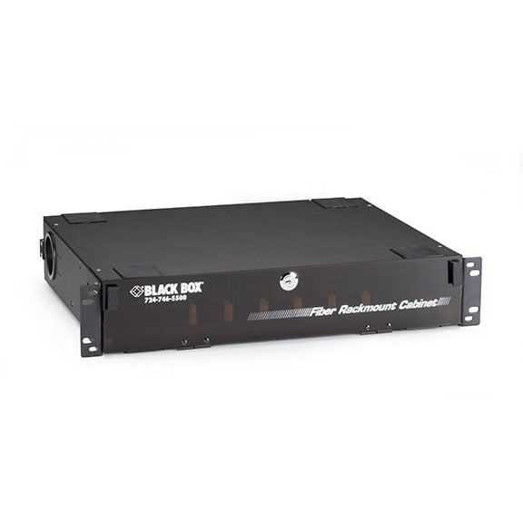 RACKMOUNT FIBER ENCLOSURE - 2U, 6-SLOT ADAPTER, GSA, TAA