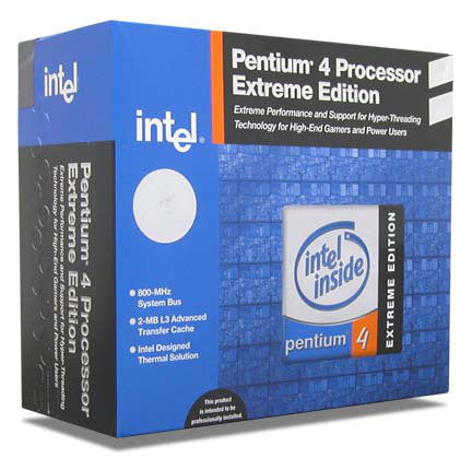 PENTIUM 4 EXTREME EDITION 3.46 GHZ ( 1066 MHZ ) - LGA775 SOCKET FC-LGA4 -