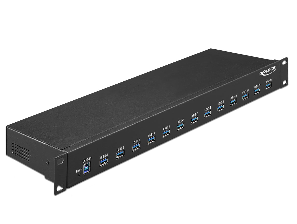 64039 - Delock 19" Industrial USB 3.0 Hub