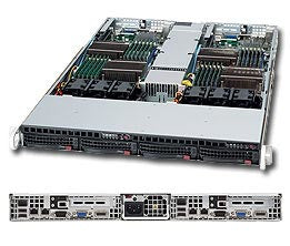 Supermicro SuperChassis 808BT-1K28B Rack Black, Gray 1280 W