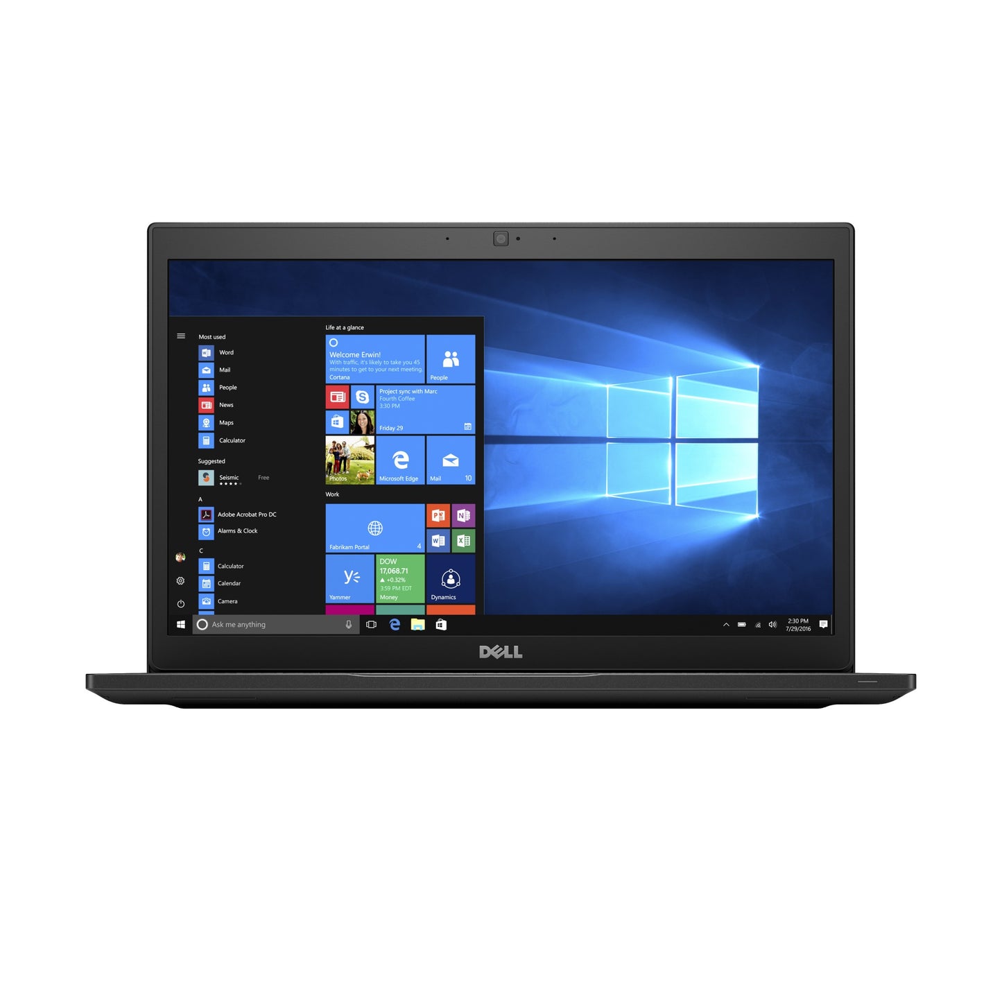 DELL Latitude 7490 i7-8650U Notebook 14" Full HD Intel® Core™ i7 16 GB DDR4-SDRAM 512 GB SSD Wi-Fi 5 (802.11ac) Windows 10 Pro Black