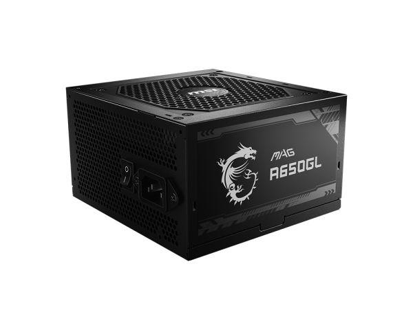 A650GL - MSI MAG Full Modular 80 Plus Gold 650W Gaming Power Supply