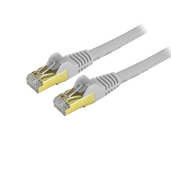 C6ASPAT10GR - StarTech.com CAT6A ETHERNET CABLE DELIVERS 10 GIGABIT CONNECTION FREE OF NOISE & EMI/RFI INTE