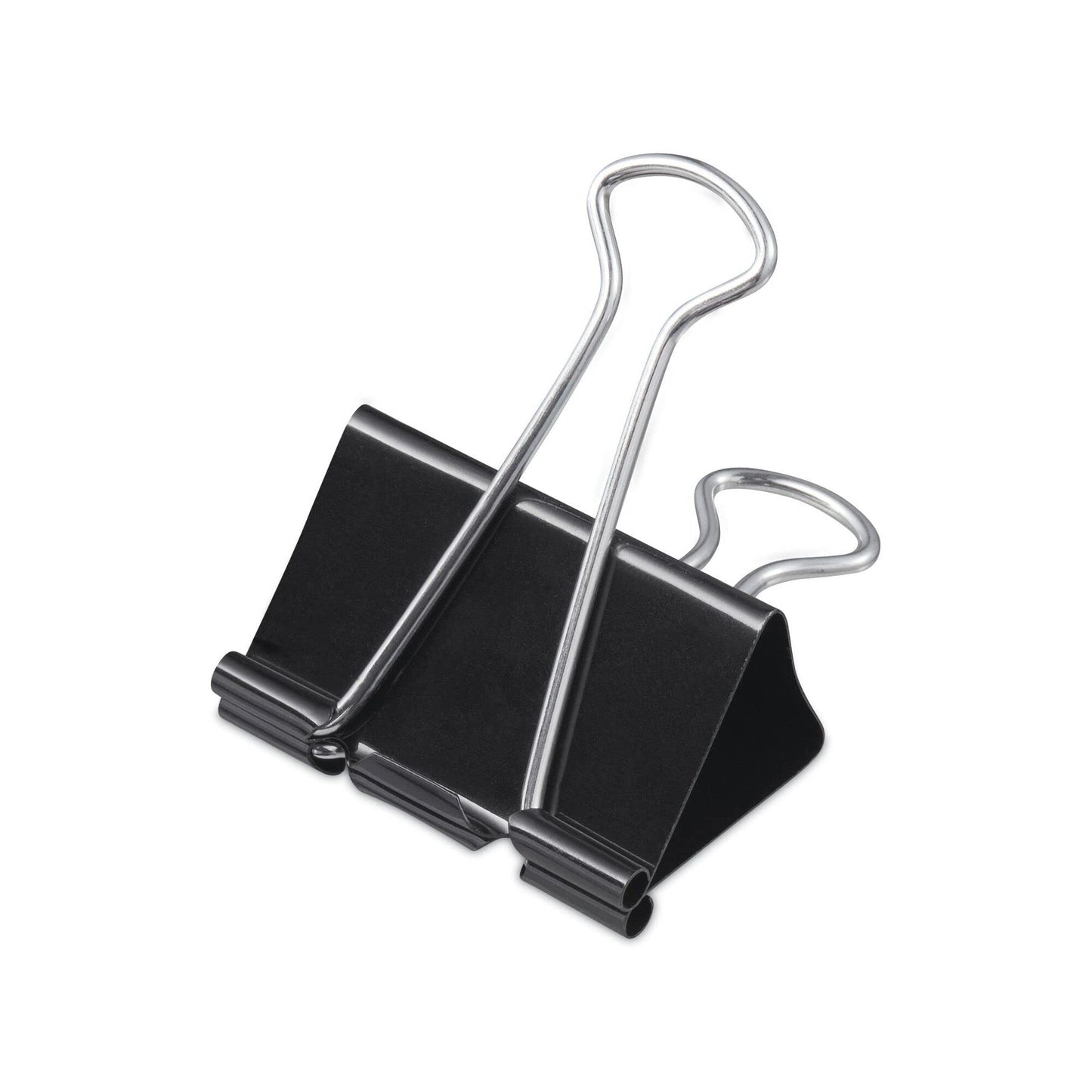 UNV10210VP - Universal Business Supply Medium Binder Clips Steel Wire 5/8" Cap. 1-1/4" Wide