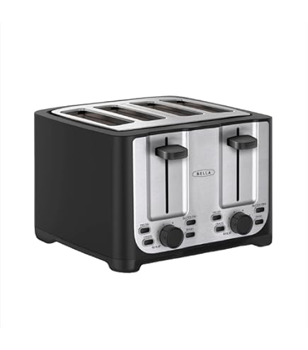 IM-242B - Better Chef 4 Slice Dual-Control Black Toaster