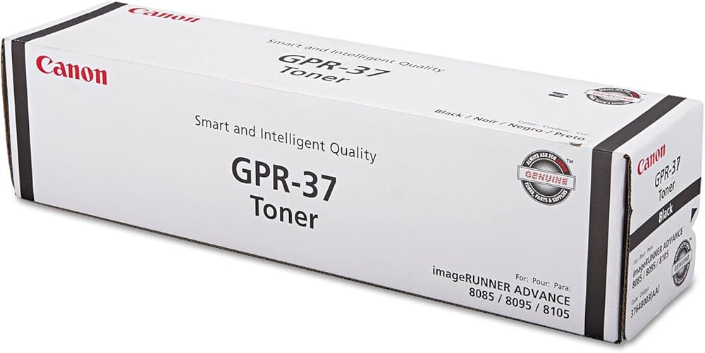 Canon CANON GPR37 BLACK TONER