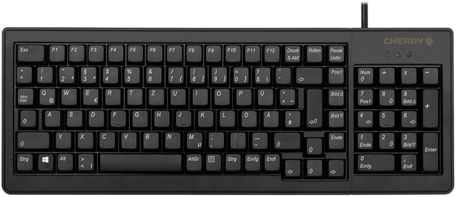 G84-5200LCMDE-2 - Cherry German Compact ML Keyboard