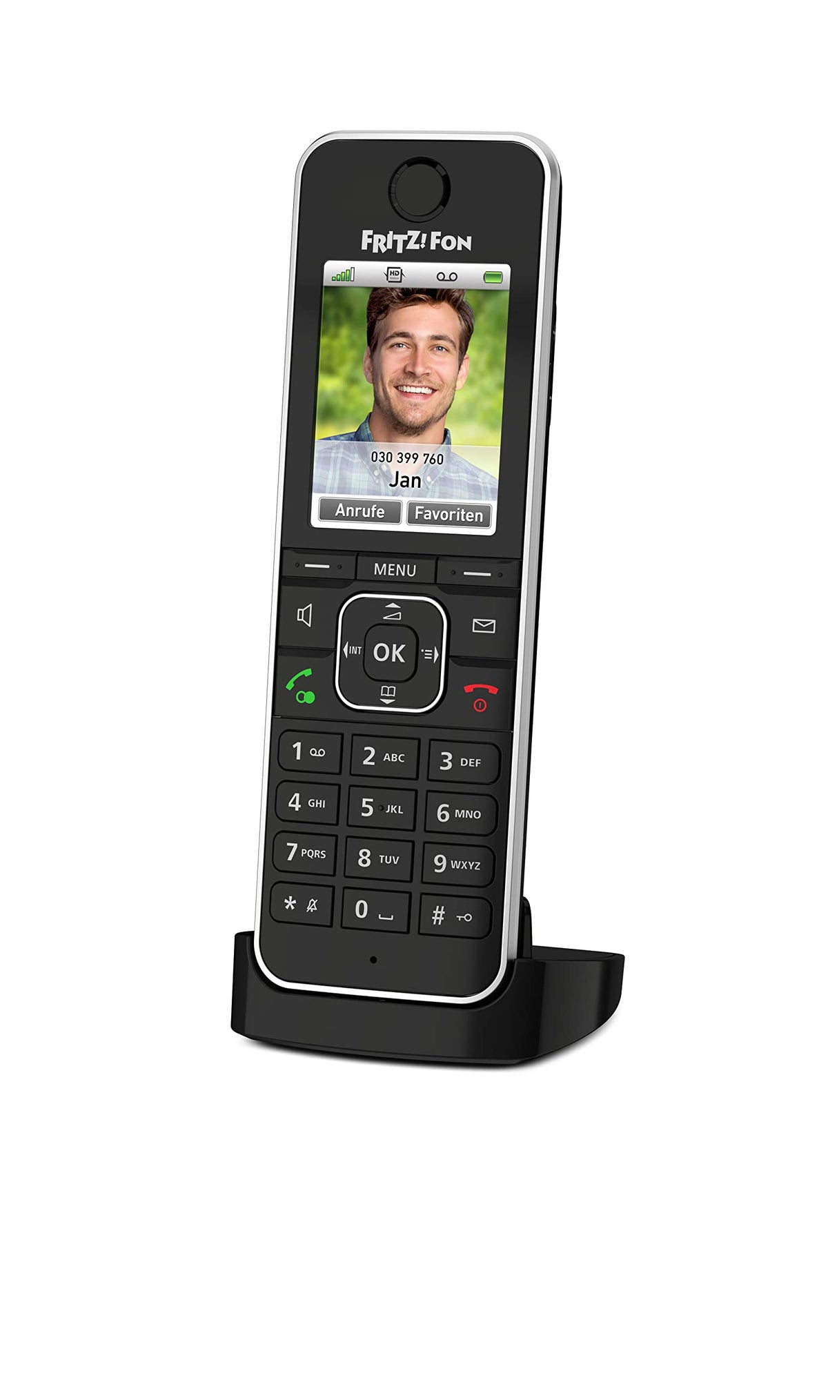 20002964 - AVM FRITZ!Fon C6 Black DECT Handset