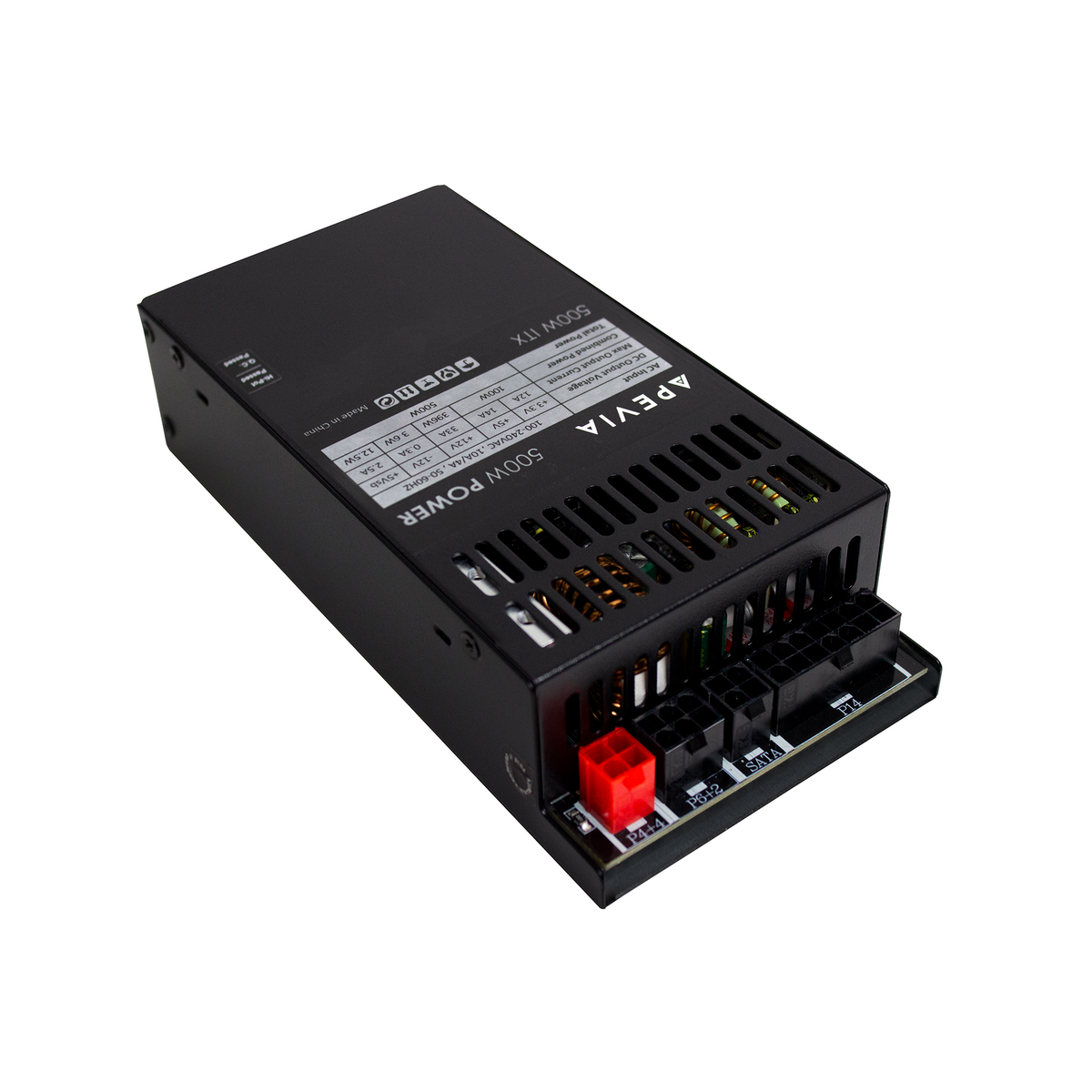 ITX-PFC500W - Apevia Mini-ITX/Flex ATX/1U 500W Power Supply