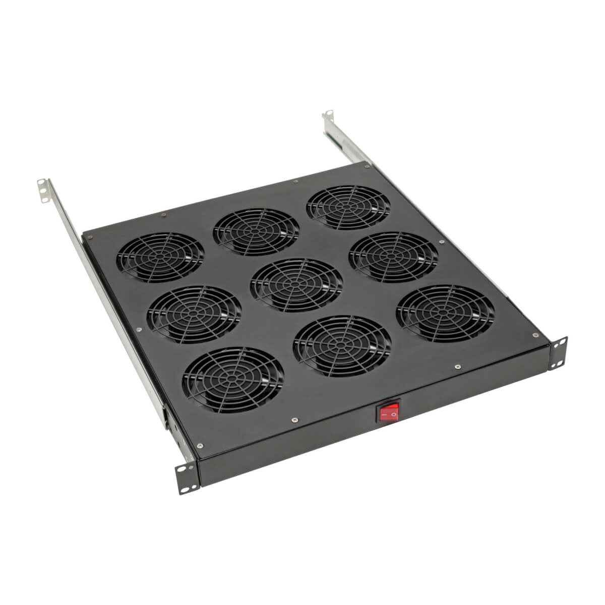 FAN TRAY FOR 19 IN. RACKS 1U, 9 120V HIGHPERFORMANCE FANS, 864 CFM, C14 INLET
