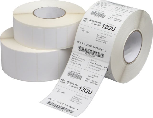 03-02-1520 - CognitiveTPG Cognitive Direct Thermal Paper Labels 1.15" x 1" 4.75"OD 1.5" Core