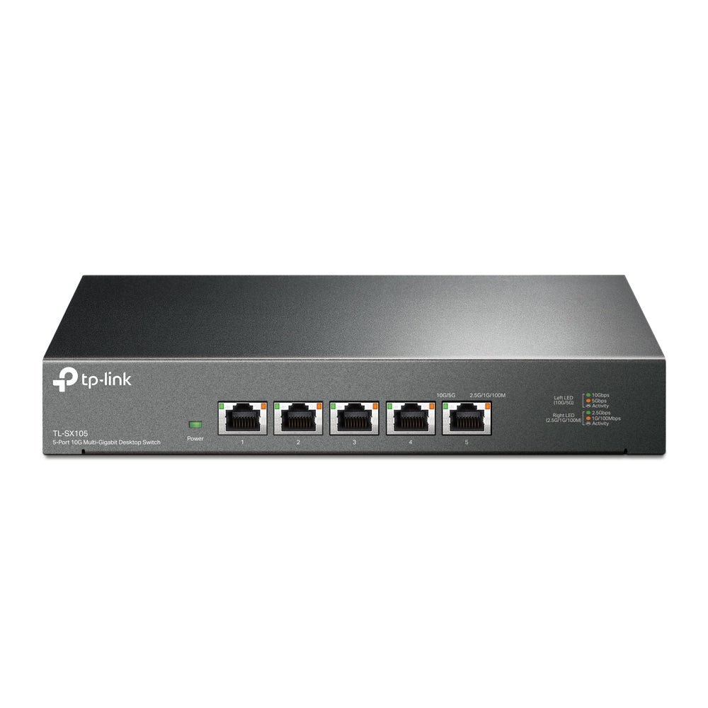 TP-Link TL-SX105 network switch Unmanaged 10G Ethernet (100/1000/10000) Black