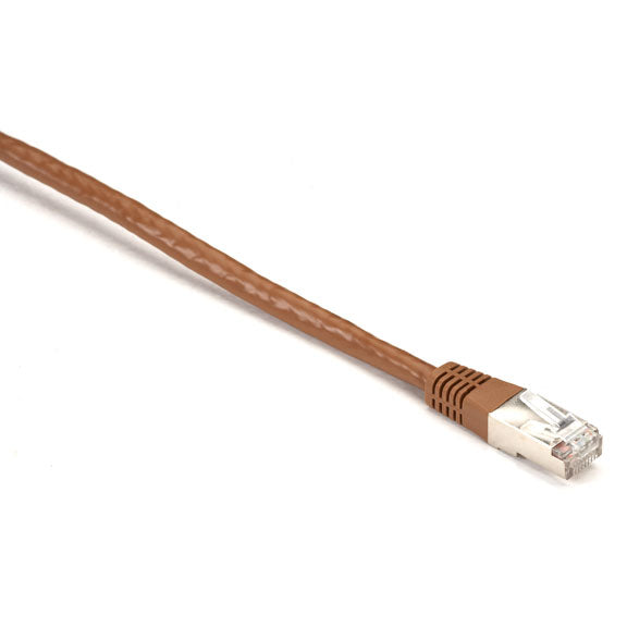 EVNSL0273BR-0020 - Black Box CAT6 400-MHZ MOLDED BOOT SOLID ETHERNET PATCH CABLE-SHIELDED(F/UTP),CMP PLENUM(R