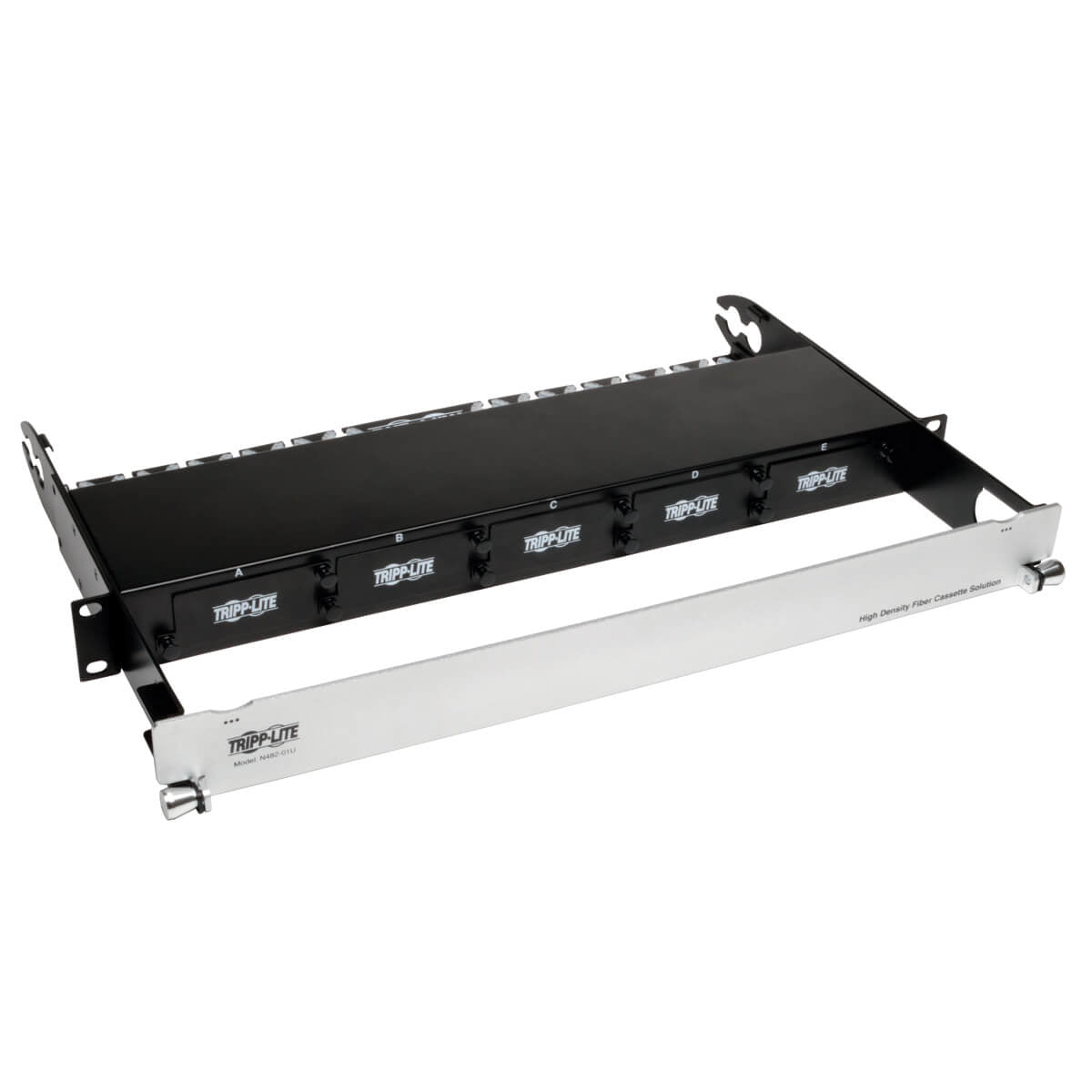 HIGH DENSITY RACKMOUNT FIBER ENCLOSURE PANEL 5 CASSETTE 1URM