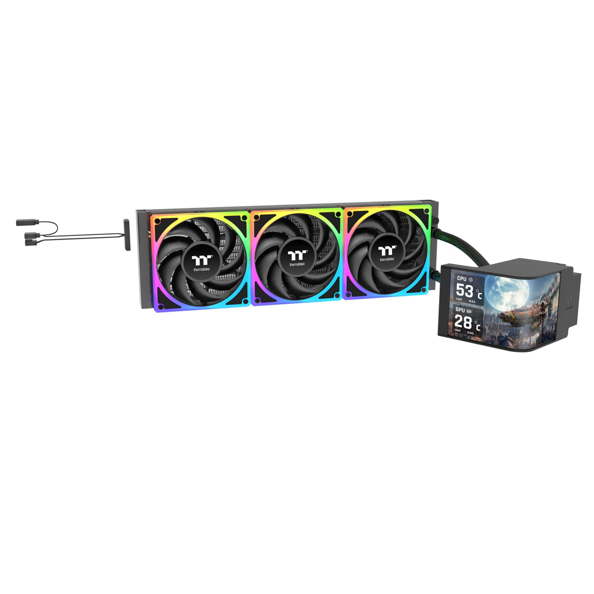 CL-W453-PL12SW-A - Thermaltake MAGCurve 360 Ultra ARGB Sync AIO Liquid Cooler