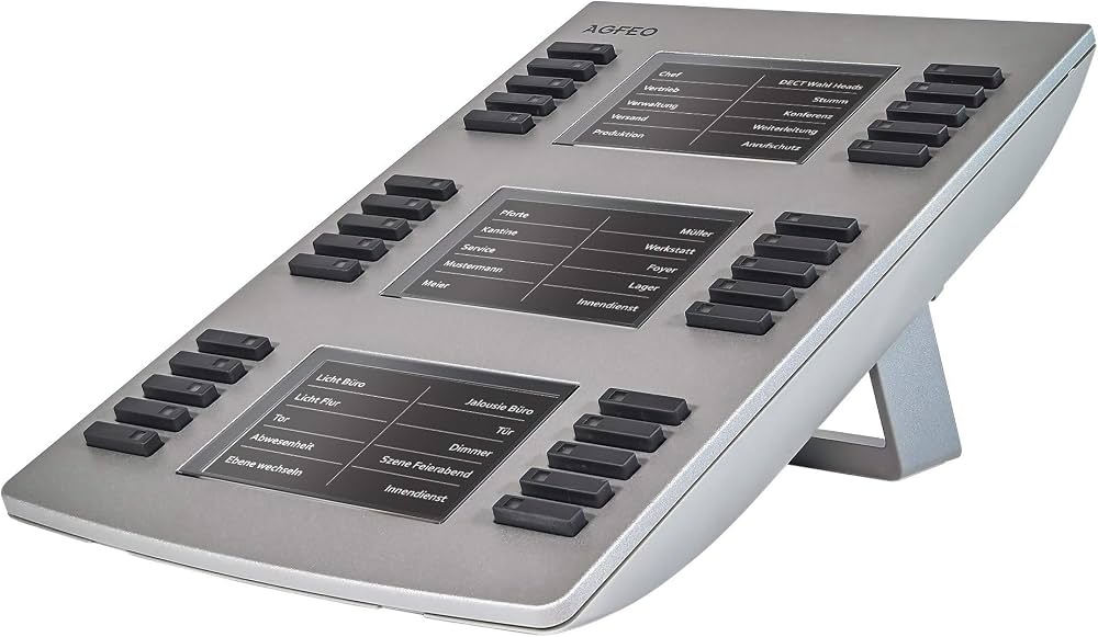 6101642 - Agfeo STE 56 White Keypad Expansion Module