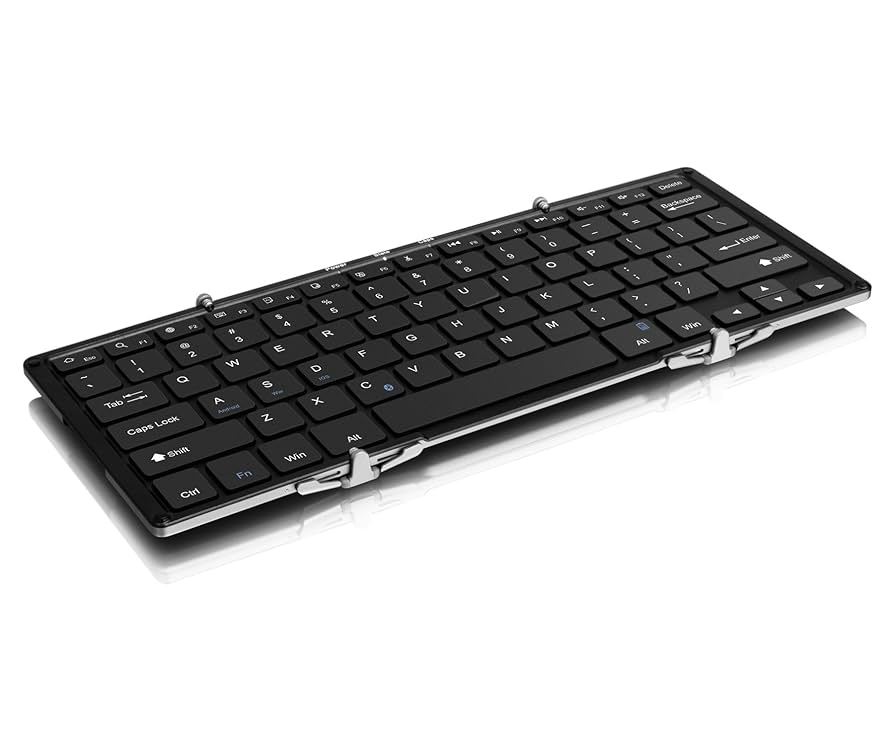 ABLKO4F - Aluratek UNIVERSAL ULTRA-SLIM PORTABLE TRI-FOLD BLUETOOTH V3.0 KEYBOARD WITH BUILT IN