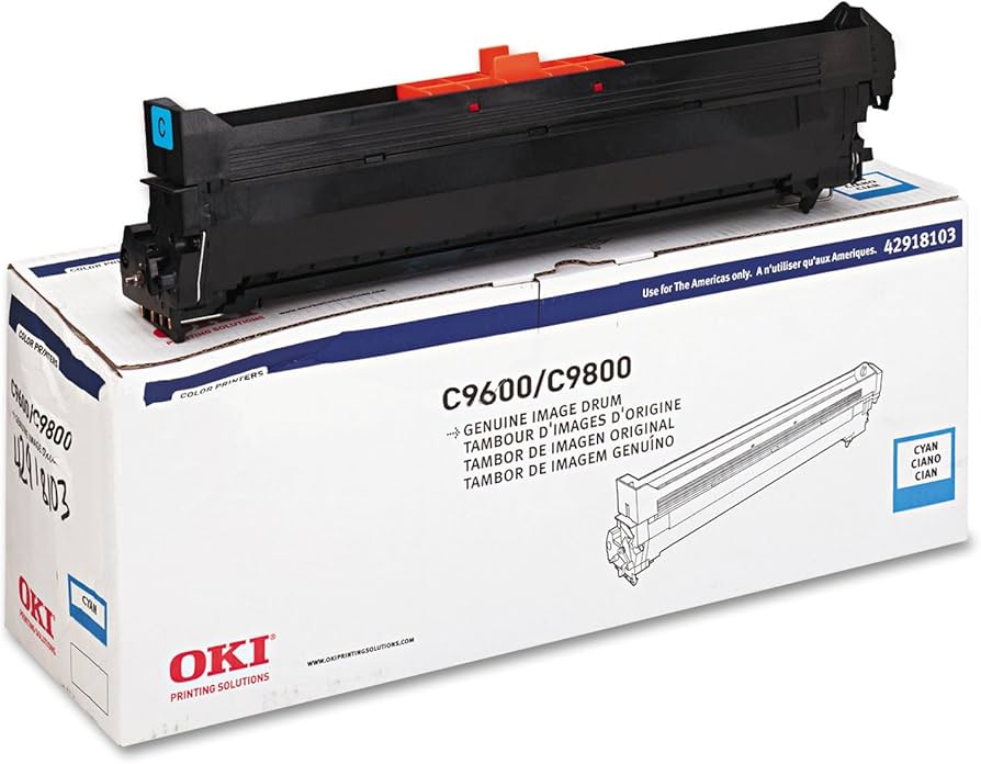 IMAGE DRUM - CYAN - 42000 PAGES - FOR C9600/9600HDN/9800N/9800HDN/9650N, MIN. &