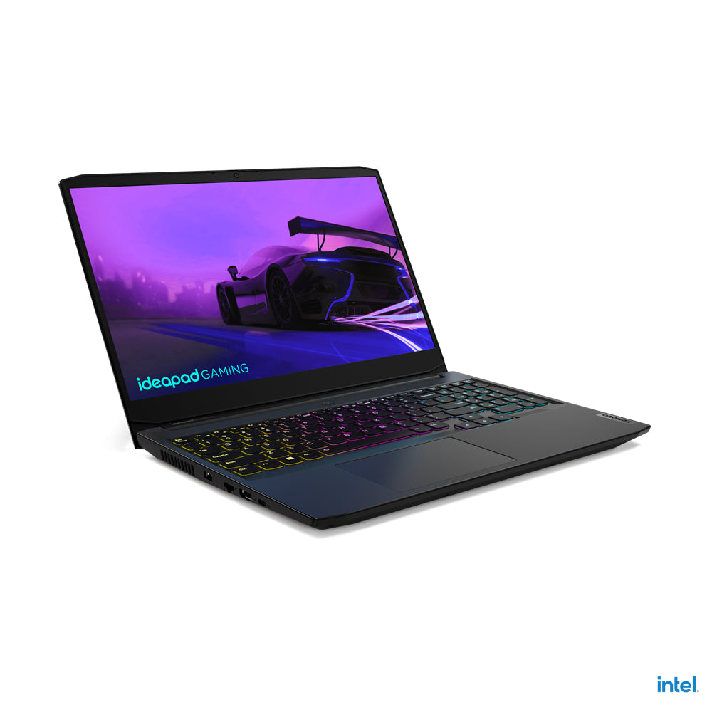 Lenovo IdeaPad Gaming 3 i7-11370H Notebook 15.6" Full HD Intel® Core™ i7 8 GB DDR4-SDRAM 1256 GB HDD+SSD NVIDIA GeForce RTX 3050 Ti Wi-Fi 6 (802.11ax) Windows 10 Home Black