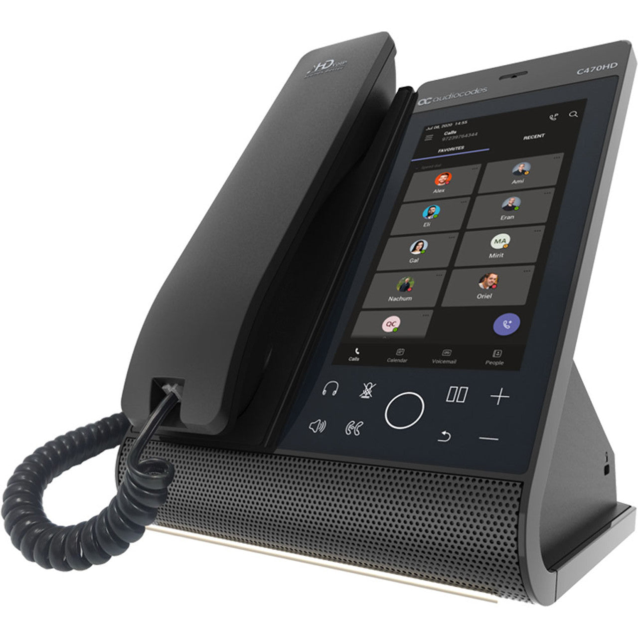 TEAMS-C470HD-DBW - Audiocodes TEAMS C470HD TOTAL TOUCH IP-PHONE POEGBE