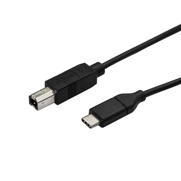 USB2CB50CM - StarTech.com CONNECT USB 2.0 USB-B DEVICES TO YOUR USB-C OR THUNDERBOLT 3 COMPUTER - 0.5M USB