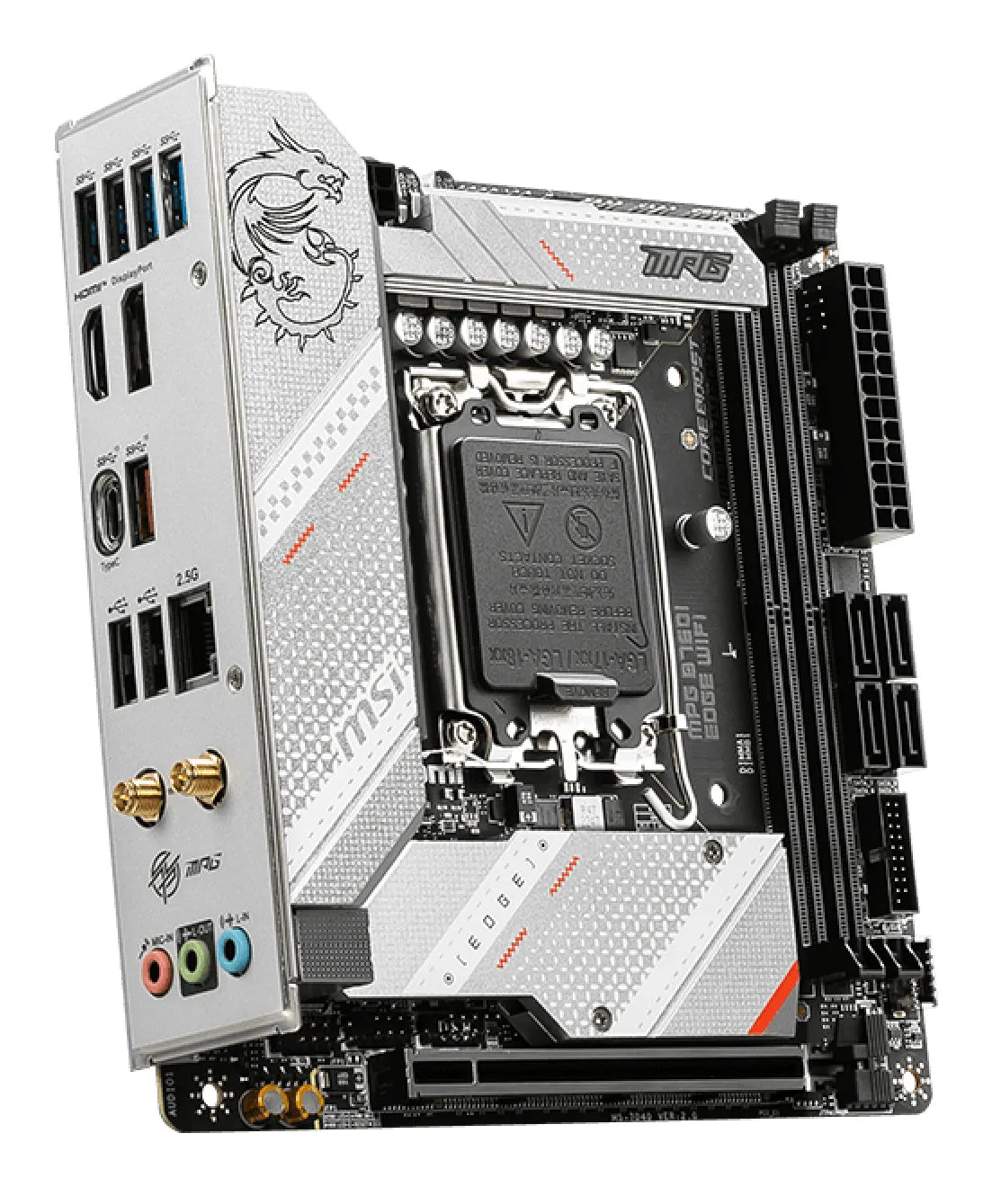 7D40-005R - MSI MPG B760I EDGE WIFI LGA1700 DDR5 Mini-ITX WiFi 6E Gaming Motherboard