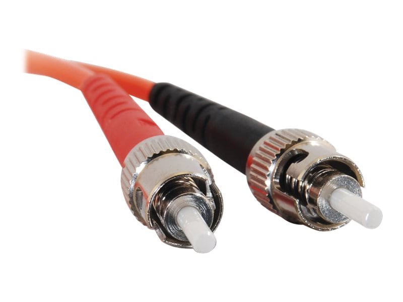 C2G 5m USA ST/ST Duplex 62.5/125 Multimode Fiber Patch Cable fiber optic cable 196.9" (5 m) Orange