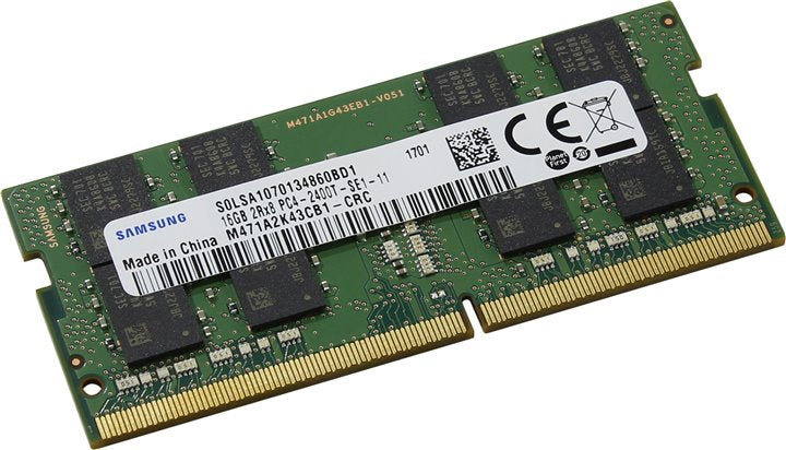 Samsung M471A2K43CB1-CRC memory module 16 GB 1 x 16 GB DDR4 2400 MHz