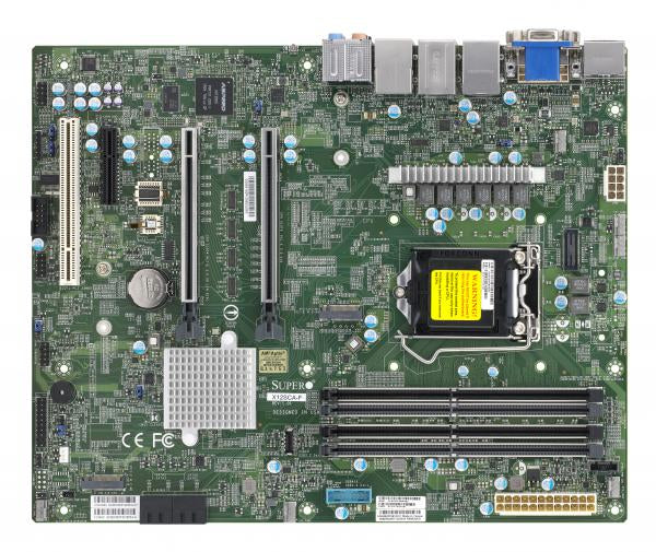 MOTHER BOARD-INTEL, X12SCA-F, INTEL W480 CHIPSET, SUPPORT INTEL COMET LAKE-S, SI