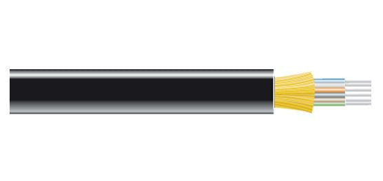 FOBC55-IOSM-BK-12F-99 - Black Box FO , IN/OUTDOOR DIST SM TB OFNP 12 FIBER 99 FT