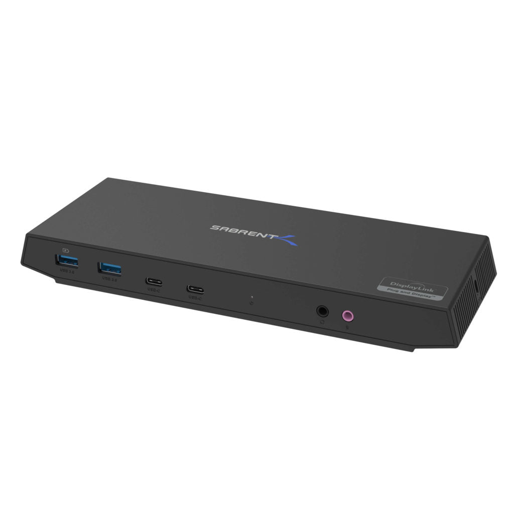 Sabrent DS-WSPD interface hub USB 3.2 Gen 1 (3.1 Gen 1) Type-C 5000 Mbit/s Black